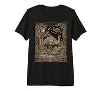 Astronomia della Carta dei tarocchi del Totem Emu Celeste Maglietta Premium