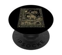 Astronomia della carta dei tarocchi del Wombat celeste PopSockets PopGrip Adesivo