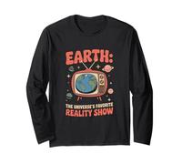 Astronomia Reality Show Preferito dell'universo Terra Divertente Maglia a Manica