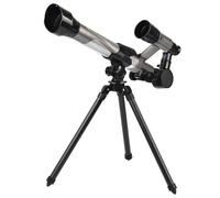 Astronomia Telescope for Kids - Telescopio scientifico portatile con treppiede e 3 lenti oggettive - viaggi portatili monoculari per guardare le lune stelle, i primi giocattoli per l'educazione scient