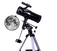 Astronomical Telescope, 1000/114mm EQ Primary Mirror Large Diameter High Definition High Power Telescope, Equatorial Mount Adjustable Aluminum Tripod WOWCSXWC