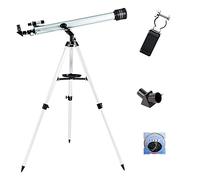 Astronomical Telescope, 900/60mm Refractor Telescope 675X HD Lens Monocular Telescope with Tripod and Finder Scope for Beginners Sky Stars Watching YangRy