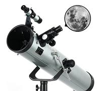 Astronomical Telescope for Beginner, 700X76mm Large Aperture Zooming Monocular Telescope, Outdoor with Portable Tripod