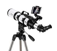 Astronomical Telescope,Telescope for Kids Adults Astronomy Beginners,Refractor Telescope for Astronomy,Portable Travel Telescope with Tripod,Multi-Layer Green Film,80AZ YangRy