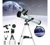 Astronomical Telescope, Zoom 350X HD Outdoor Monocular Space Telescope, 700/125mm Astronomical Refractor Scope Telescope for Sky/Star/Moon/Birds Watching, with Tripod for Kids Beginners YangRy