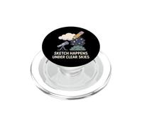 Astronomico Sketching Astronomia Arte Notte Cielo Disegno Regalo PopSockets PopGrip per MagSafe