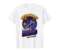 Astronomo Amante dello Spazio Sistema Solare Astronomia Celeste Maglietta