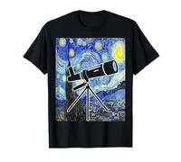 Astronomo della Pittura di Stelle di Notte Stellata del telescopio Spaziale Maglietta