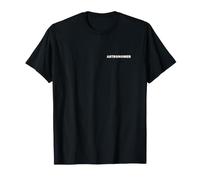 Astronomo Scienze Spaziali Stargazing Bold Typography Maglietta