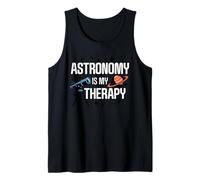 Astronomy Is My Therapy telescopio Pianeta Grafica Spazio Canotta