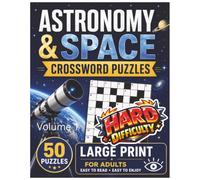 Astronomy & Space 50 Large Print EASY Crossword Puzzles