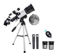 Astronomy Telescope for s Adults Beginners,70mm Aperture Astronomical Telescope Refractor Tripod Finder for Camping and Stargazing to Observe Moon and Planet in The Wild,