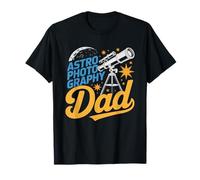 Astrophotography Dad Father Hobby Night Sky Imaging Maglietta