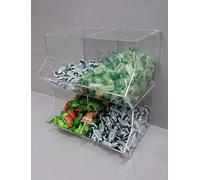 Astroplastic Contenitore espositore porta caramelle a cubo (4 scomparti)