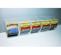 Astroplastic Espositore Contenitore Porta schede faldone Gratta e Vinci da banco o Parete a cubo (5 cubi Orizzontale)