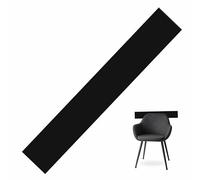 ASTROPLASTIC | Fasce Battisedia in Plexiglass-Acrilico pmma TRASPARENTE e COLORATO per Protezione Muro Parete | Installazione tramite BIADESIVO (Nero Lucido, cm 120x20)