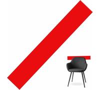 ASTROPLASTIC Fasce Paracolpi per Sedia in Plexiglass-Acrilico PMMA, Trasparenti e Colorate in Varie Dimensioni, Protezione Salva Muro, Biadesivo per una Facile Installazione (Rosso cm 150x20)