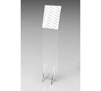 Astroplastic Leggio da Terra in plexiglass Formato A5 per Listini, Foto, depliant, locandine, avvisi espositore pubblicitario