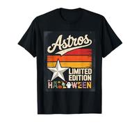 Astros Halloween Edizione Limitata Retro Tramonto Stella Spooky Maglietta