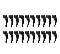 Astrovia Glasses Grips,Silicone Anchor Glasses Grip for Behind the Ear, Eyeglass Ear Grips Non Slip (BLACK*10)