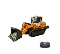 AstrumBlock RC Loader Terne scala 1/50, veicolo da costruzione telecomandato con secchio 3 in 1, tracce in lega, controllo proporzionale, suono e luce, 2,4 GHz, 26 CH