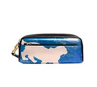 Astucci Cancelleria Cat Walking On Roof On Stary NightMoon Borsa Porta Penne Grande Capacità Portapenne Astuccio Multifunzione Borsa Dei Trucchi Per Ufficio Adolescente Università
