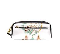 Astucci Cancelleria Dream Catcher With Cotton Flower Astucci Matite Con Scomparti Borsa Dei Trucchi Con Cerniera Trucco Borsa Per Ragazze Adulto Studenti