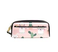 Astucci Cancelleria Llama Heart Sunglasses And Cactus Astuccio Scuola Portatile Astucci Multifunzione Trucco Borsa Per Adulto Matite Ragazze