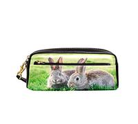 Astucci Cancelleria Rabbits On Grass Astuccio Aesthetic Cartoleria Organizer Durevole Astuccio Portapenne Per Ragazze Università Ragazzi