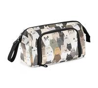 Astucci estetici Ragdoll Cats Astuccio di grande capacità Astuccio con cerniera multifunzionale con cerniera per ragazzi adolescenti scuola preppy