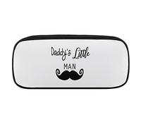Astucci per matite per barba Daddy's Little Man Astuccio per penne in pelle PU Borsa per cosmetici portatile