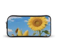 Astucci per penne con stampa di girasoli e mais, astuccio per matite carino