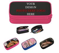 Astucci personalizzati, Astuccio per matite personalizzato, esign con qualsiasi testo foto, Il regalo perfetto per i ragazzi e le ragazze,Ideale per la scuola e l'ufficio,regalo per ragazzi e ragazze