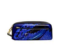 Astucci Portamatite Blue Snake Astuccio Per Matite Durevole Borsa Per Matite Espandibile Cancelleria Portamatite Per Scuola Adulto Università