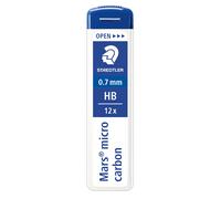 Astuccio 12 Mine Mars Micro - mina 0,7mm - gradazione HB - Staedtler