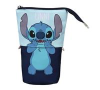Astuccio 2 in 1 e faretra Disney Stitch - Personalizzato con nome - Astuccio scuola bambini ragazze, Astuccio 2 in 1, taglia unica, Astuccio per la scuola