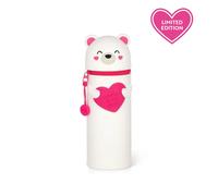 Astuccio 2 in 1 in Morbido Silicone - Kawaii - White Bear - edizione limitata