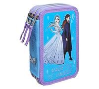 Astuccio 3 Scomparti Frozen Astuccio 3 Zip Bambina Astuccio Scuola Elementare Disney Astuccio Elementari Tasca A Zip Organizer Colori Carioca Matite Pennarelli Righelli Temperamatite Gomma Penne