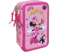 Astuccio 3 Scomparti Minnie Topolina 3 Zip Bambina Astuccio Scuola Elementare Disney Astuccio Elementari Tasca A Zip Organizer Colori Carioca Matite Pennarelli Righelli Temperamatite Gomma Penne