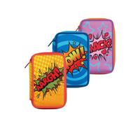 Astuccio 3 zip - 13 x 20 x 7,5 cm - colori e fantasie assortiti - Carioca