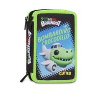Astuccio 3 Zip Brainrot Bombardiro Crocodillo Kit 44 Pezzi