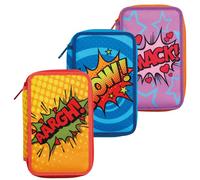 Astuccio 3 Zip Carioca - 13x20x7,5 cm - 42807 (Assortiti Conf. 6)