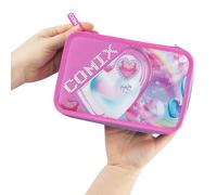 Astuccio 3 Zip Comix Bright Rosa