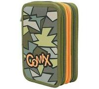 Astuccio 3 zip Comix Flash Verde