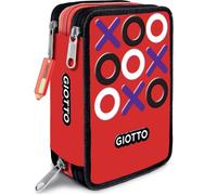 ASTUCCIO 3 ZIP CON CORREDO GIOTTO PREMIUM TRIS FILA ROSSO