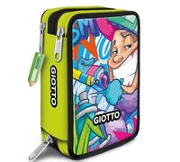 ASTUCCIO 3 SCOMPARTI GIOTTO YOUNG STREET AZZURRO cod.28016