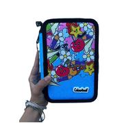 ASTUCCIO 3 ZIP GIANPIERO COLOURBOOK AZZURRO