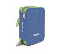 Astuccio 3 Zip Giotto Stilnovo Scuola Blu
