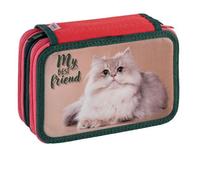 Astuccio 3 Zip Nature World - Fantasia Assortita - 12 Pastelli + 18 Pennarelli -