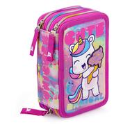Astuccio 3 zip premium 18+18 Unicorno Ice Cream Julian Ross